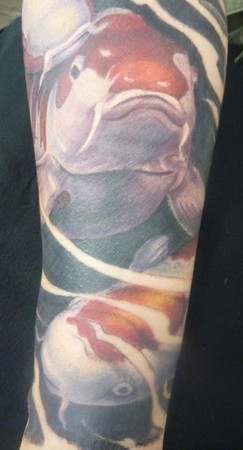Tattoos - different kinda take on koi - 48948